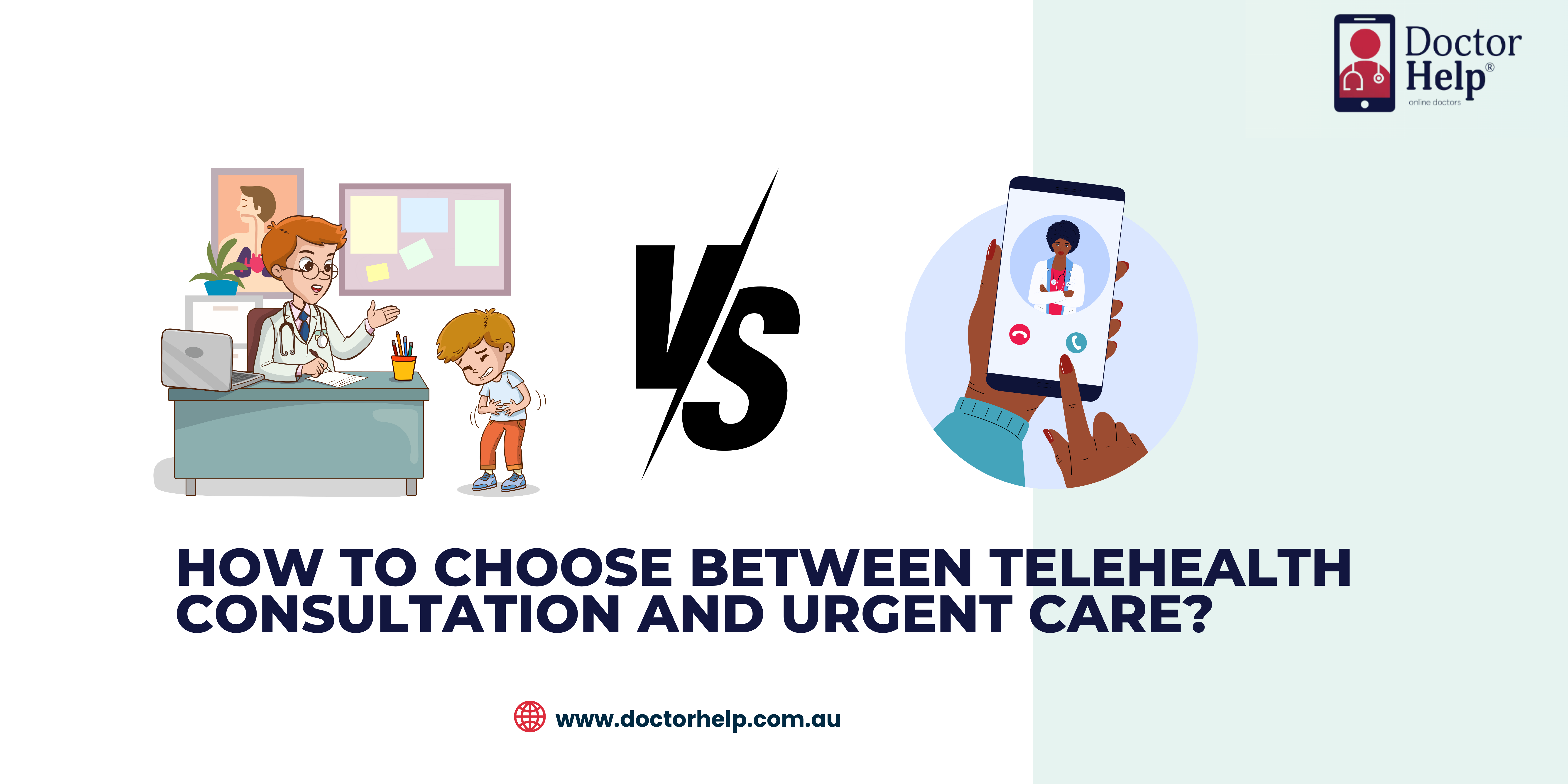 how to choose between telehealth consultation and ER