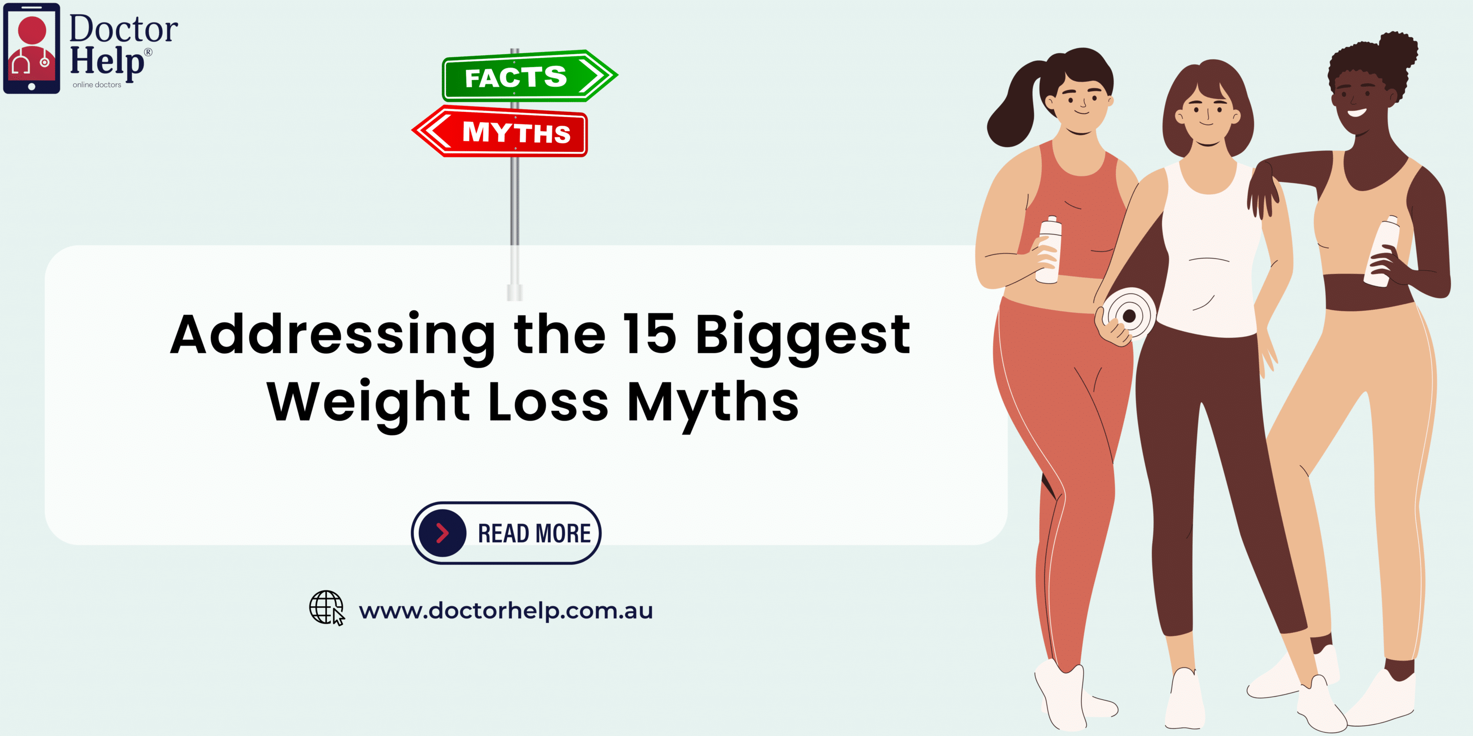 Weight loss myths that surround people can be addressed via consultation and doctor advice before starting your weight loss journey.